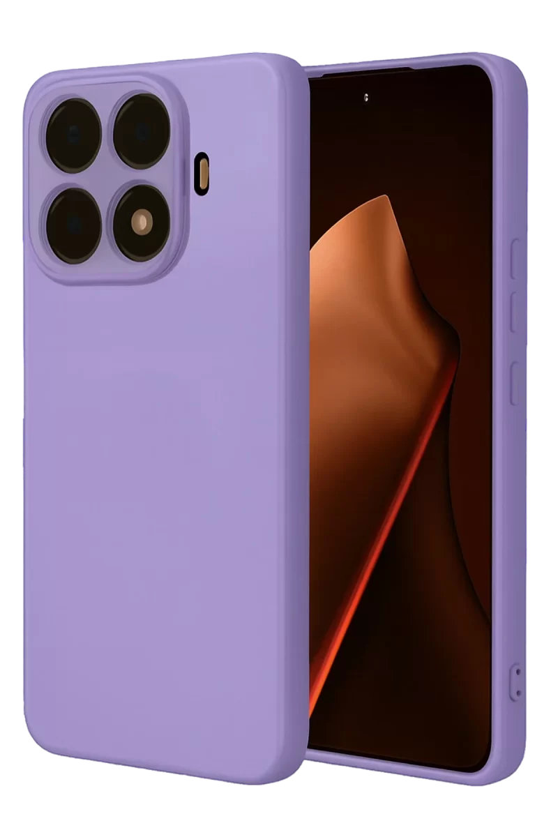 Newface Xiaomi Mi 15T Pro Nano içi Kadife Silikon - Lila