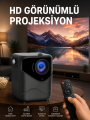Yüksek HD Görünümlü Taşınabilir Projeksiyon Cihazı