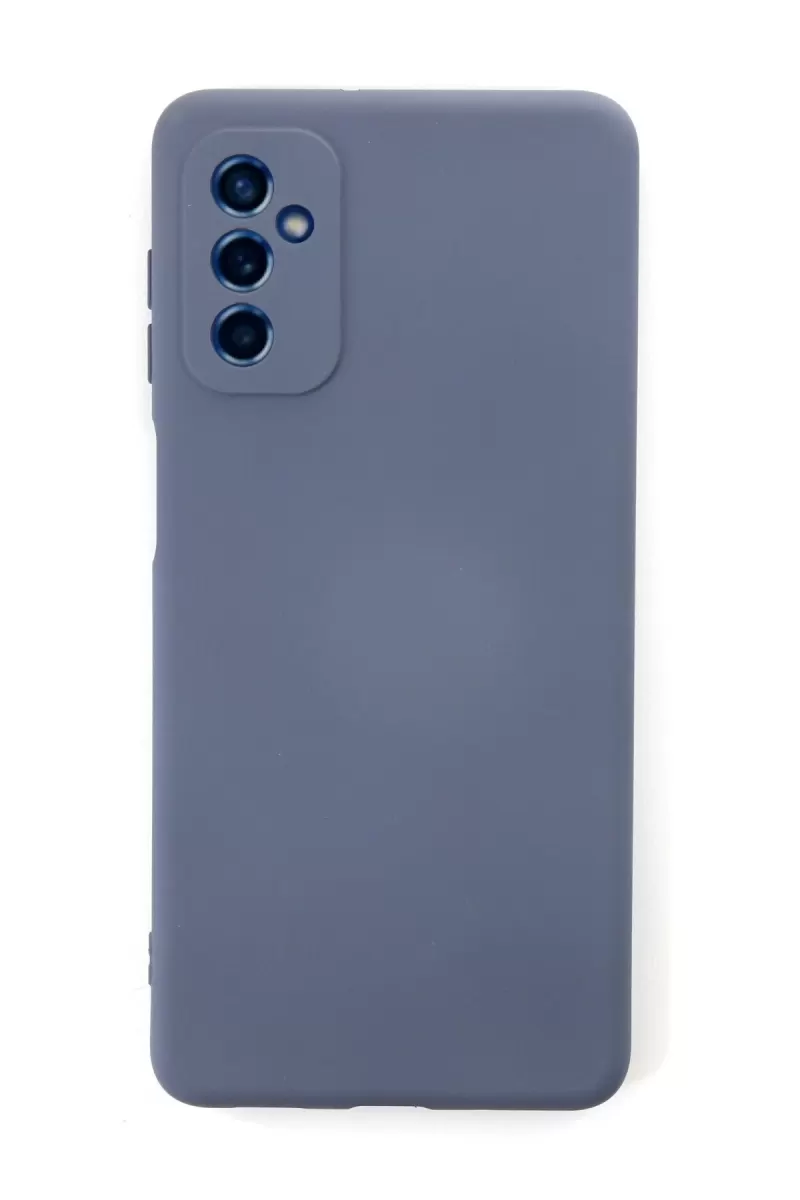 Newface Samsung Galaxy M52 5G Kılıf Nano içi Kadife Silikon - Gri
