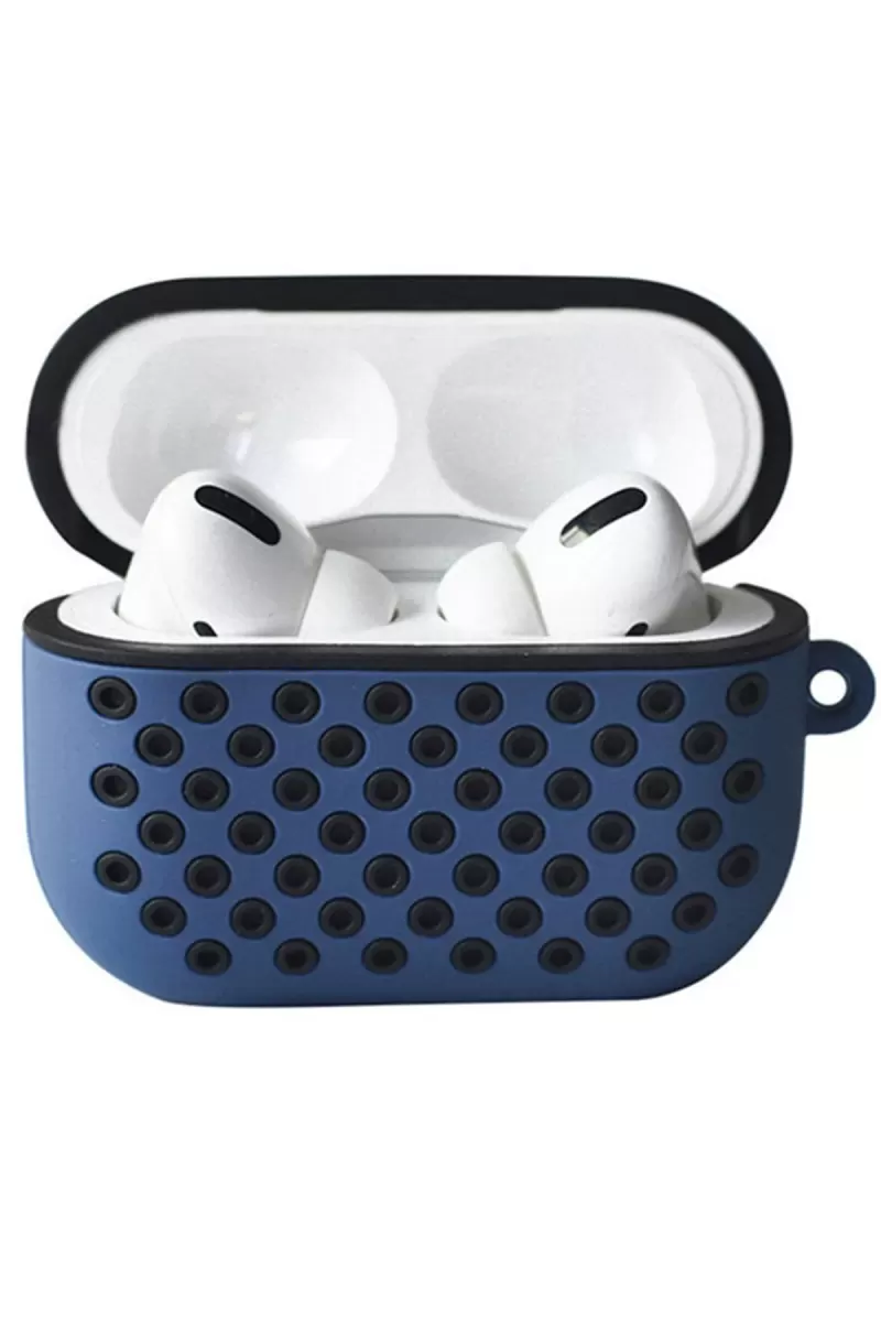 Newface Apple Airpods Pro 2 (2.nesil) Spor Delikli Kılıf - Lacivert-Siyah