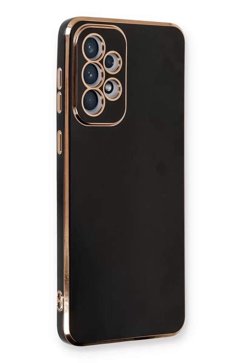 Newface Samsung Galaxy A33 5G Kılıf Volet Silikon - Siyah