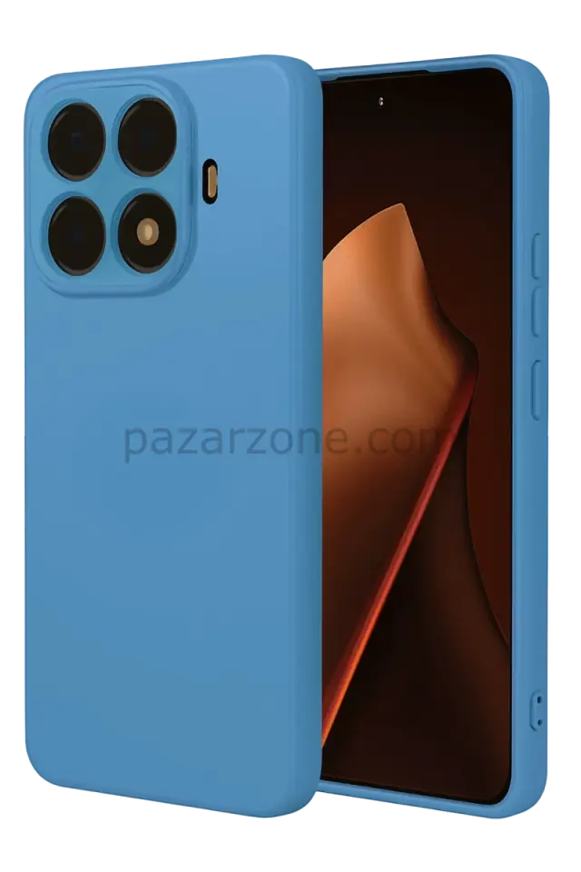 Newface Xiaomi Mi 15T Pro Nano içi Kadife Silikon - Mavi