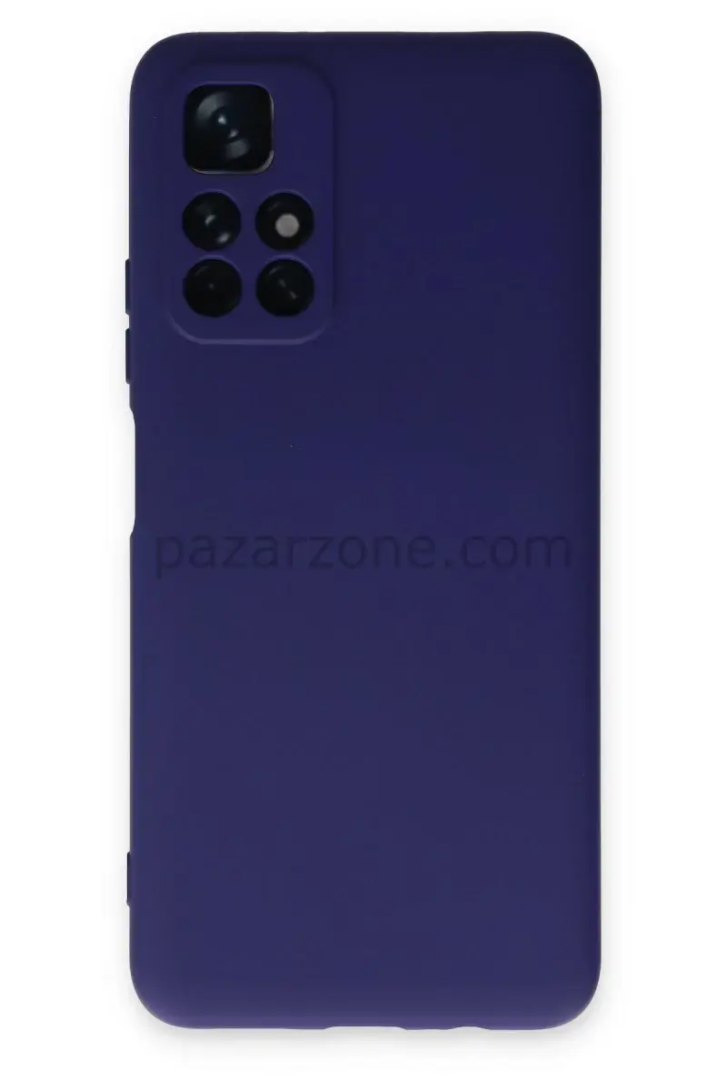 Newface Xiaomi Redmi Note 11T Kılıf Nano içi Kadife Silikon - Mor