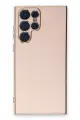 Newface Samsung Galaxy S22 Ultra Kılıf Volet Silikon - Pembe