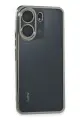 Newface Xiaomi Redmi 13C Kılıf Razer Lensli Silikon - Gümüş
