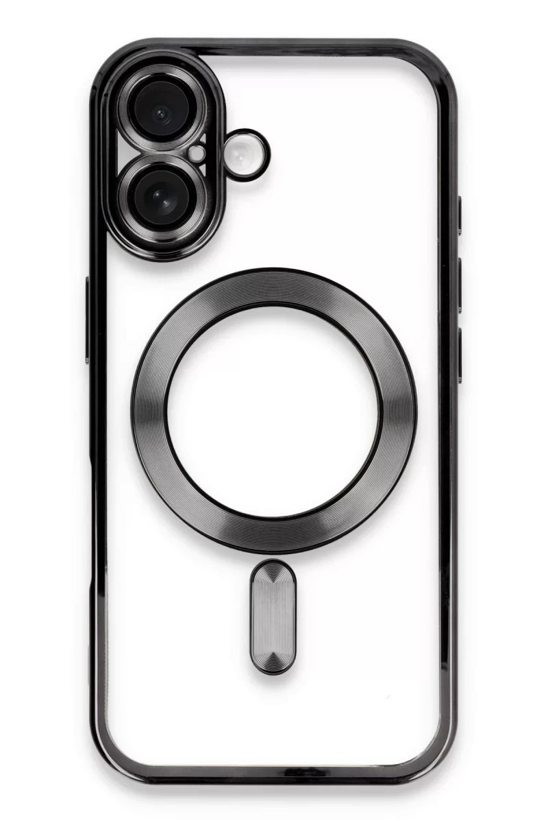 Newface Apple iPhone 16 Plus Kılıf Kross Magneticsafe Kapak - Siyah