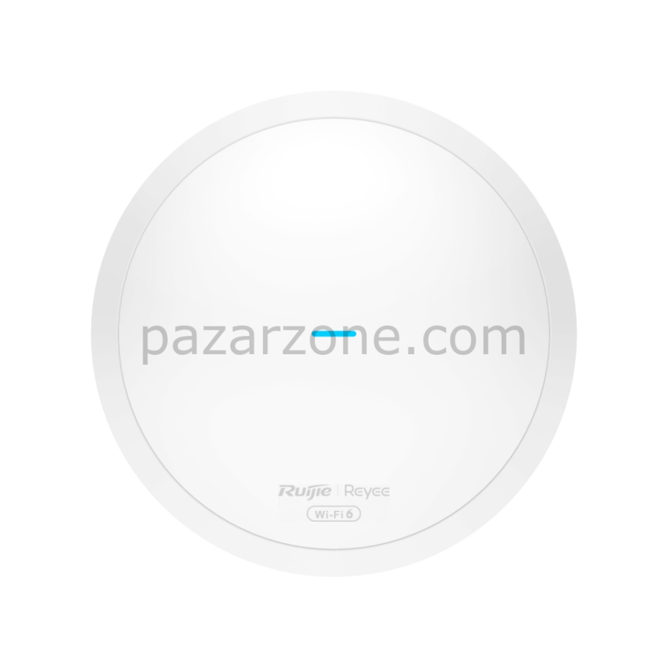 RUIJIE Reyee RG-RAP62, AX1800, 1Port GigaBit, 1775Mbps, Dual Band, Wifi 6, PoE, Tavan Tipi, Reyee Mesh, Access Point