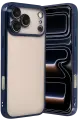 Newface Apple iPhone 17 Pro Razer Lensli Silikon - Lacivert