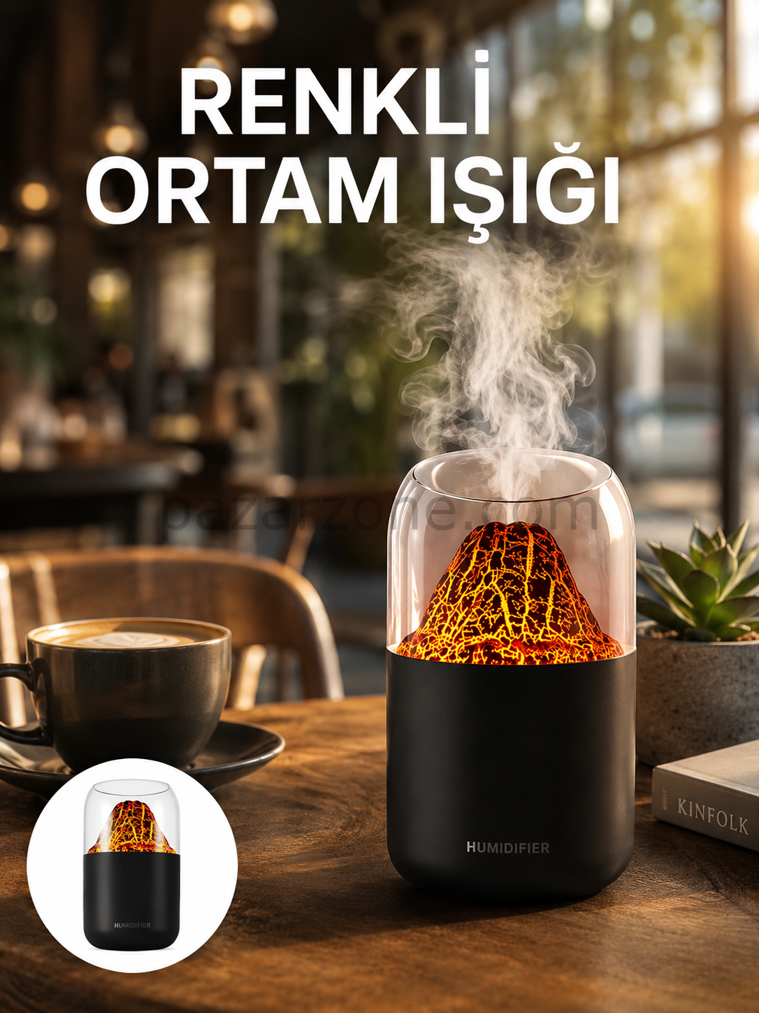 280 ml Kapasiteli Aromaterapi Cihazı Yeni Nesil