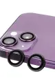 Newface Apple iPhone 14 Raze Metal Kamera Lens - Siyah