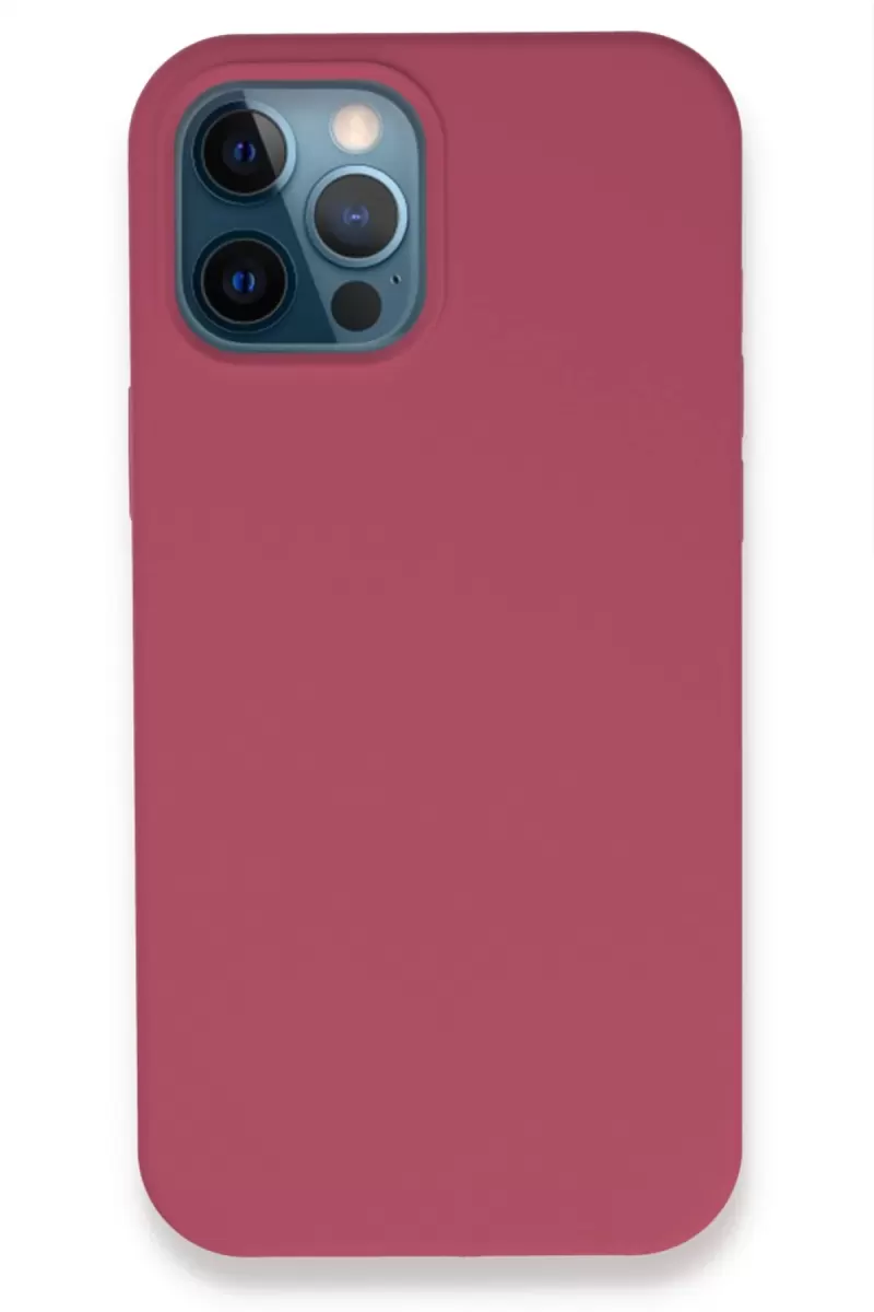 Newface Apple iPhone 12 Pro Kılıf Lansman Legant Silikon - Fuşya