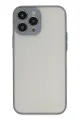 Newface Apple iPhone 13 Pro Max Kılıf Montreal Silikon Kapak - Gri