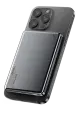 Newface PW560 10.000 mAh Dijital Göstergeli 20W Type-C ve 15W Kablosuz Şarj PD Hızlı Şarj Magsafe Powerbank - Titanyum