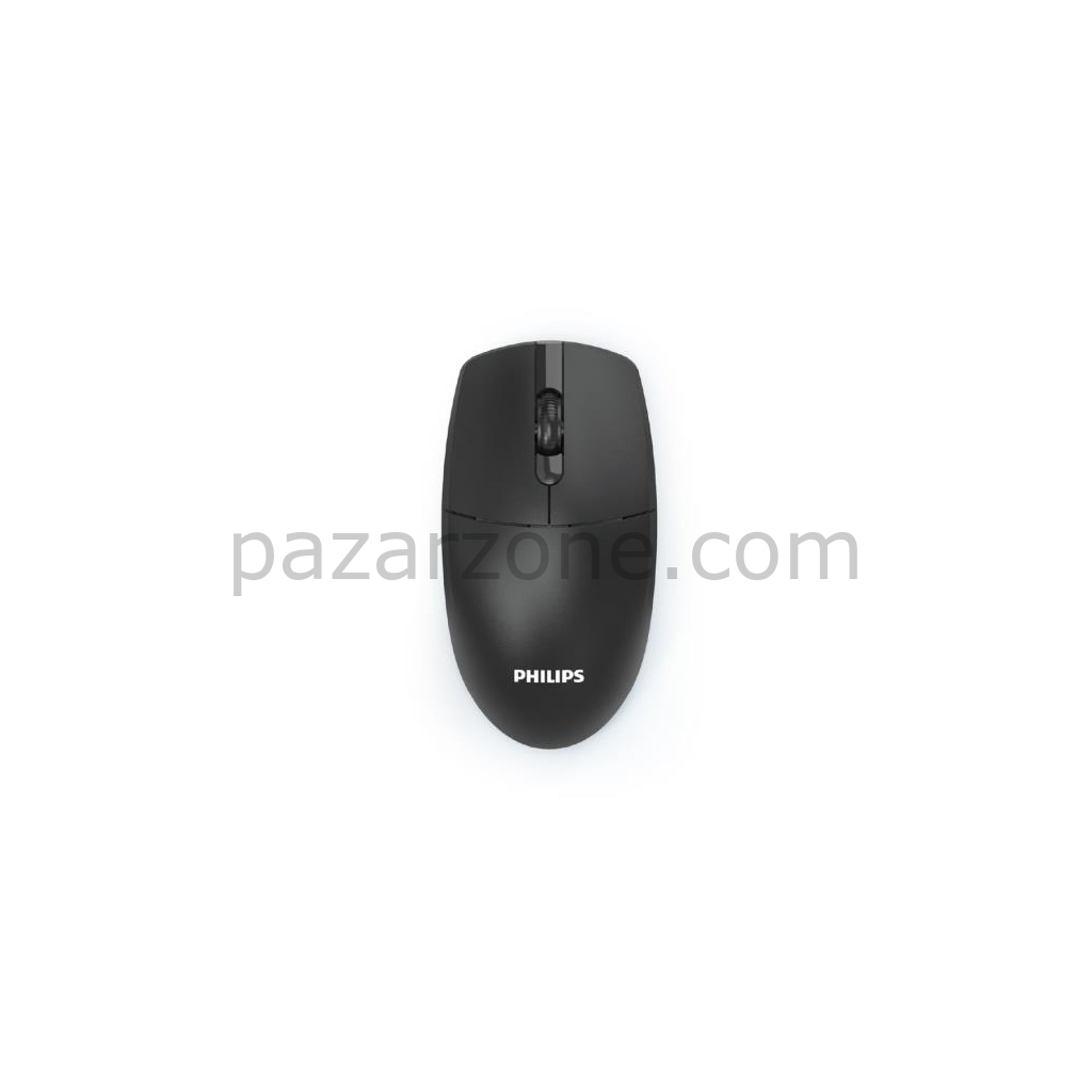 PHILIPS SPK7347B, Siyah, USB Nano 2,4Gh Kablosuz, 1200dpi, Optic, 3 Tuşlu, Sessiz Click, Mouse