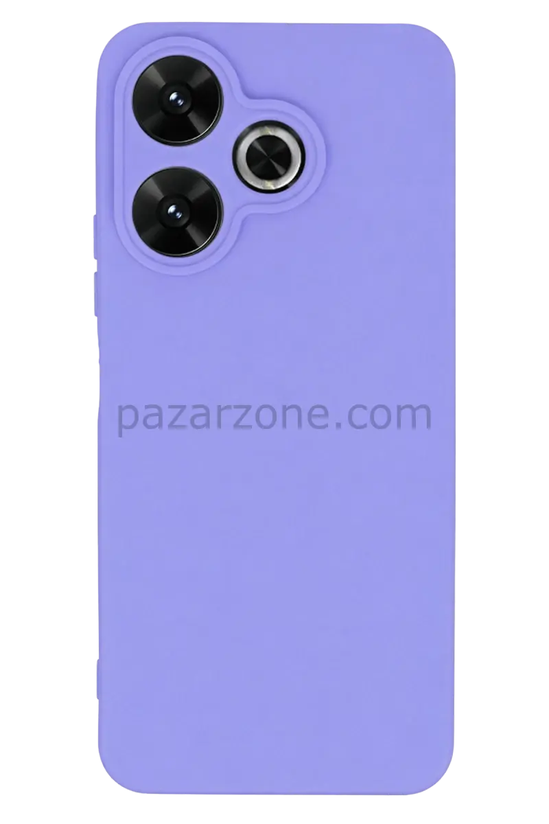 Newface Xiaomi Redmi 13 4G Kılıf First Silikon - Lila