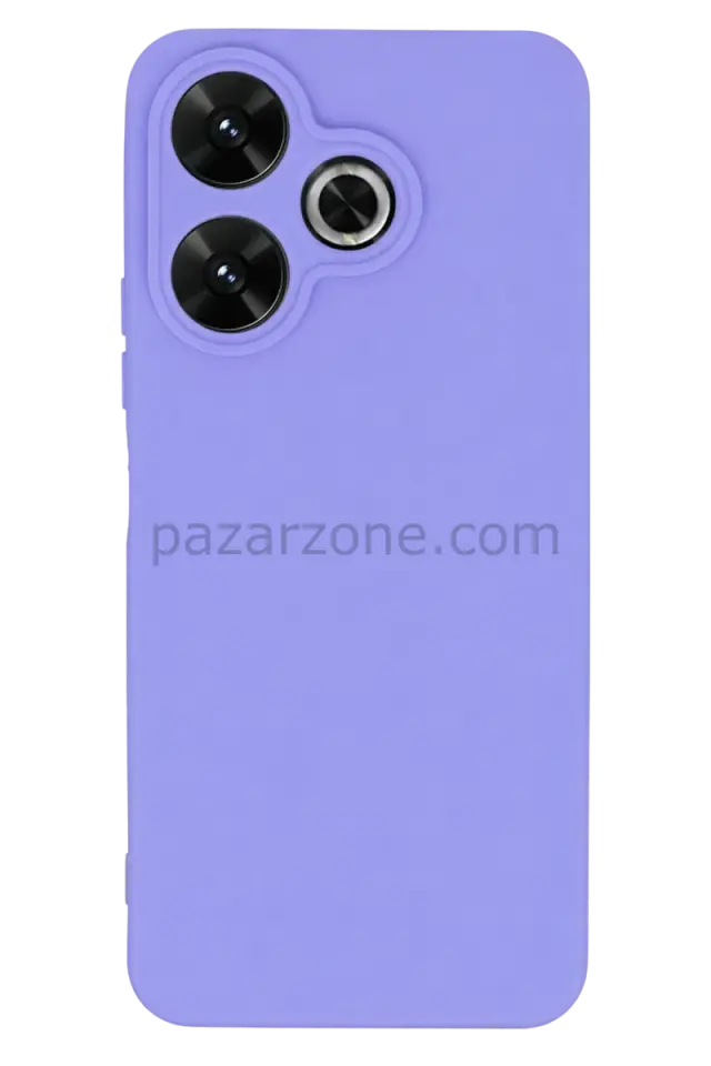 Newface Xiaomi Redmi 13 4G Kılıf First Silikon - Lila