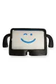 Newface Apple iPad Pro 13 (2024) Karakter Tablet Silikon - Siyah
