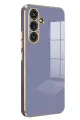 Newface Samsung Galaxy S25 Plus Kılıf Volet Silikon - Mavi