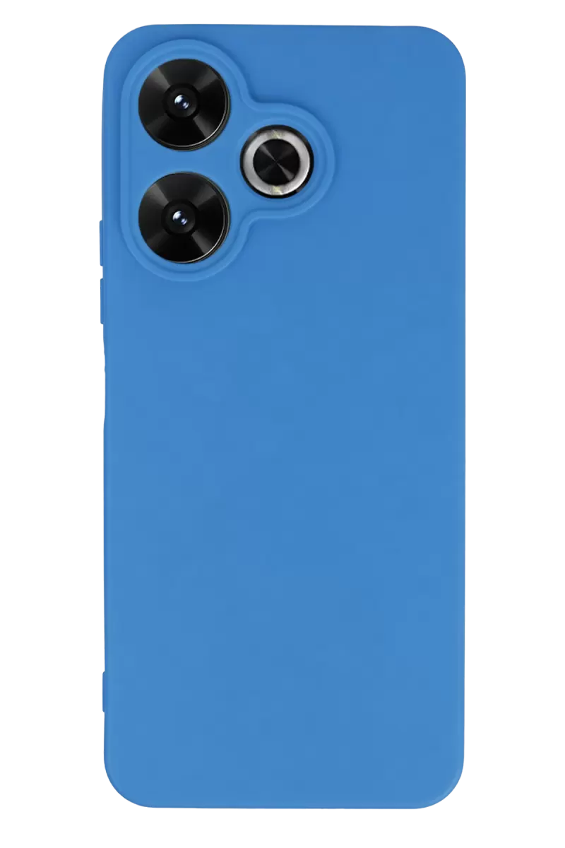 Newface Xiaomi Redmi 13 4G Kılıf First Silikon - Mavi