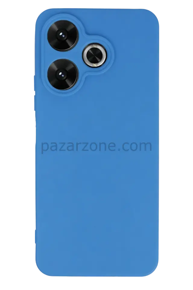 Newface Xiaomi Redmi 13 4G Kılıf First Silikon - Mavi