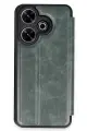 Newface Xiaomi Redmi 13 4G Kılıf Flip Cover - Koyu Yeşil