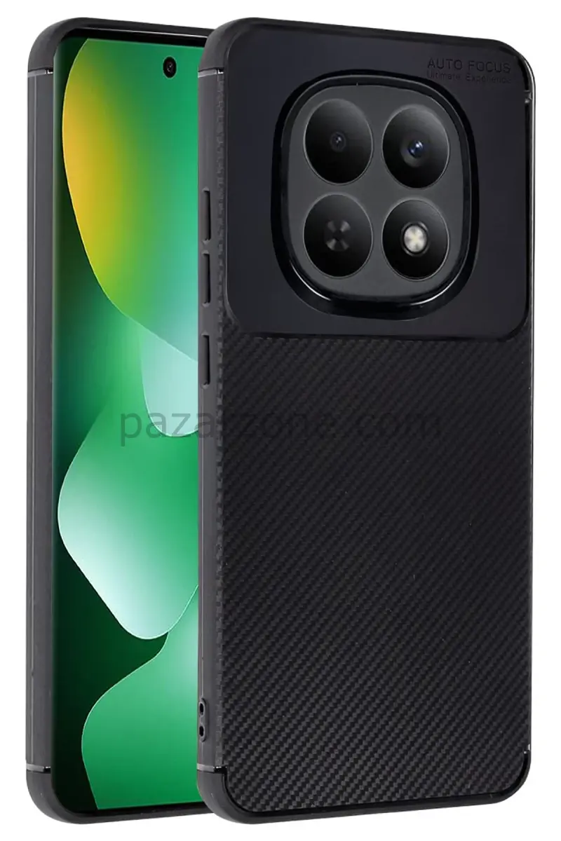 Newface Xiaomi Redmi Note 15 4G Auto Focus Karbon Kapak - Siyah