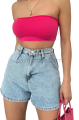 Denim Şort Cepli