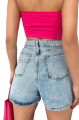 Denim Şort Cepli