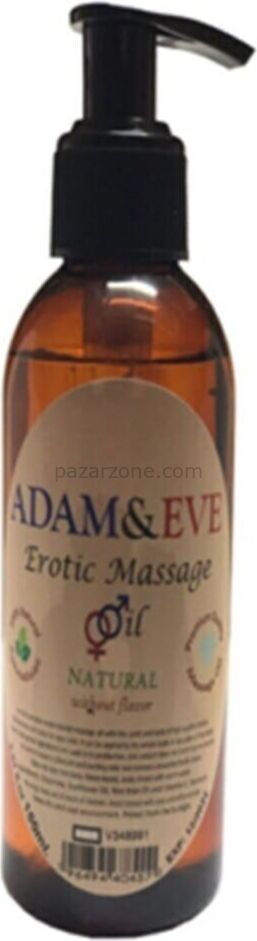 Adam Hintohu &Eve Erkeklere Ve Bayanlara Özel Sade Vücut Masaj Yağı Pure Edible Massage Oil 125ml