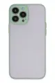 Newface Apple iPhone 13 Pro Max Kılıf Montreal Silikon Kapak - Turkuaz