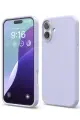 Newface Apple iPhone 16 Plus Kılıf Nano içi Kadife Silikon - Lila
