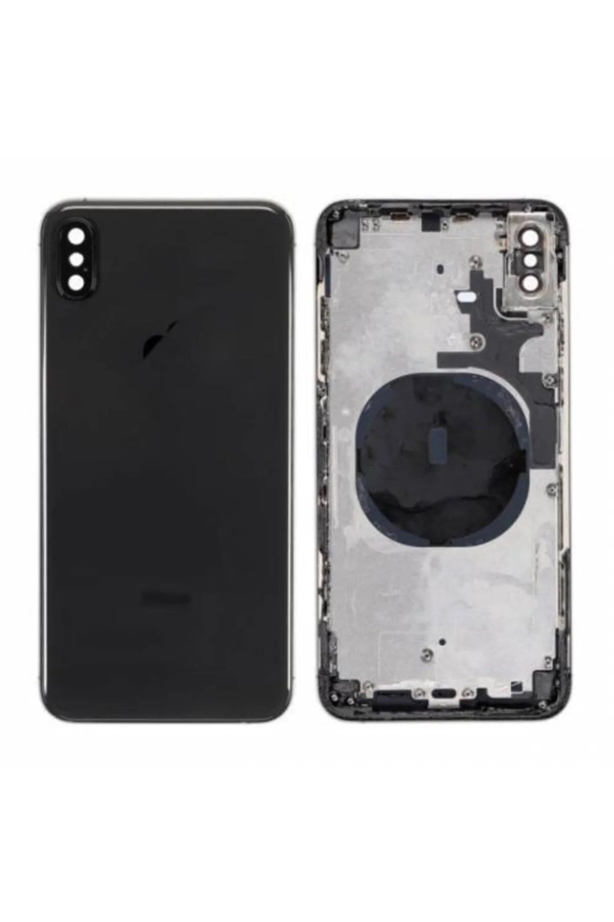 iPhone XS MAX BOŞ Kasa Kapak (Siyah)