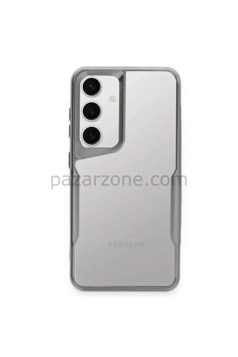 Newface Samsung Galaxy A15 4G Kılıf Boyi Silikon Kapak - Gümüş