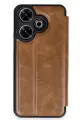 Newface Xiaomi Redmi 13 4G Kılıf Flip Cover - Taba