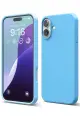 Newface Apple iPhone 16 Plus Kılıf Nano içi Kadife Silikon - Mavi