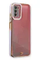 Newface Samsung Galaxy A03S Kılıf Liva Lens Silikon - Lila