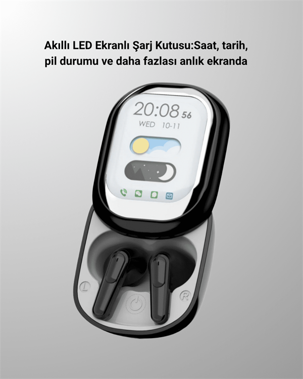 ENC Destekli Bluetooth 5.4 Kulaklık – EQ Ayarlı, Akıllı Kutulu