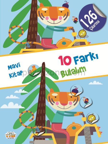 10 Farkı Bulalım -Mavi Kitap