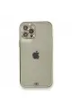 Newface Apple iPhone 12 Pro Kılıf Liva Taşlı Silikon - Beyaz