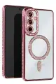 Newface Samsung Galaxy A15 4G Joke Simli Magneticsafe Kılıf - Pembe