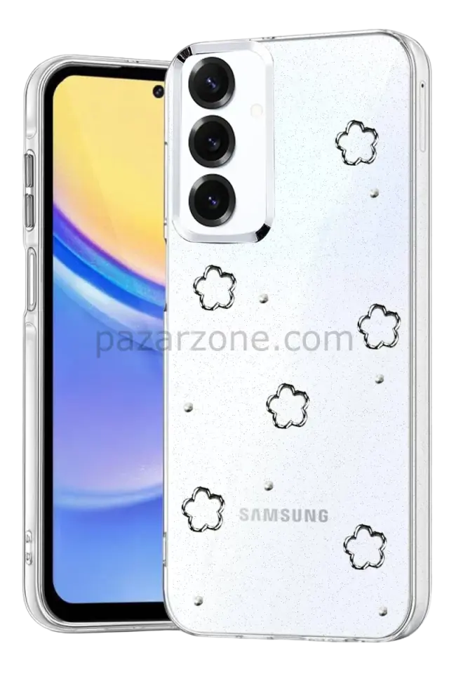 Newface Samsung Galaxy S23 FE Fiyonk Desenli Kapak - Desen 2