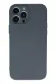 Newface Apple iPhone 13 Pro Max Kılıf Nano içi Kadife Silikon - Gri