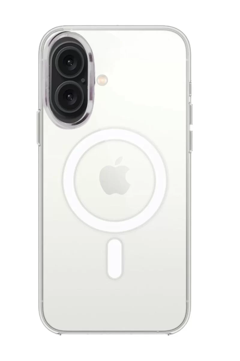 Newface Apple iPhone 16 Plus Kılıf Pc Real Magsafe Kapak - Şeffaf