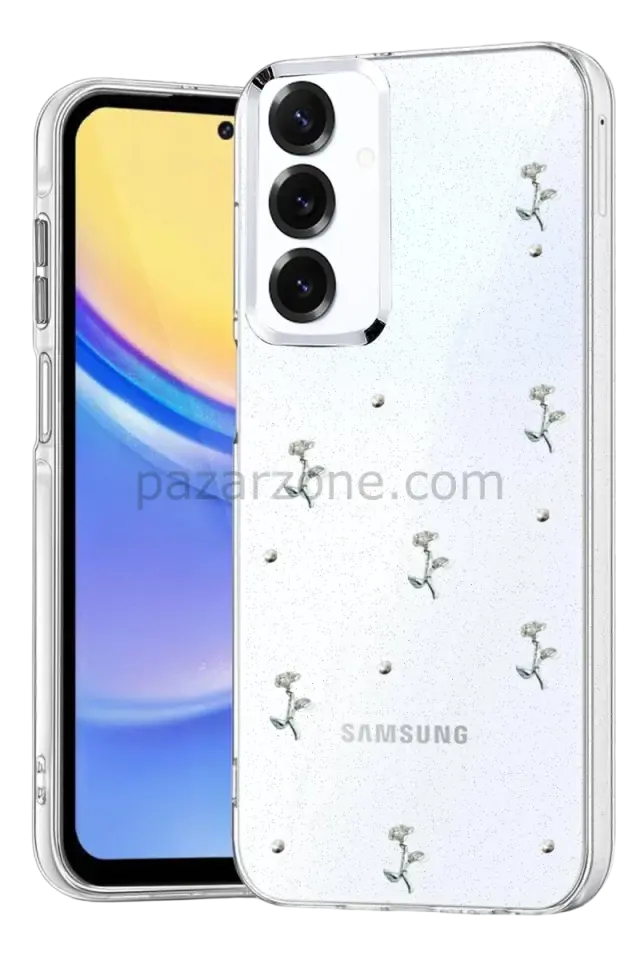 Newface Samsung Galaxy S23 FE Fiyonk Desenli Kapak - Desen 4