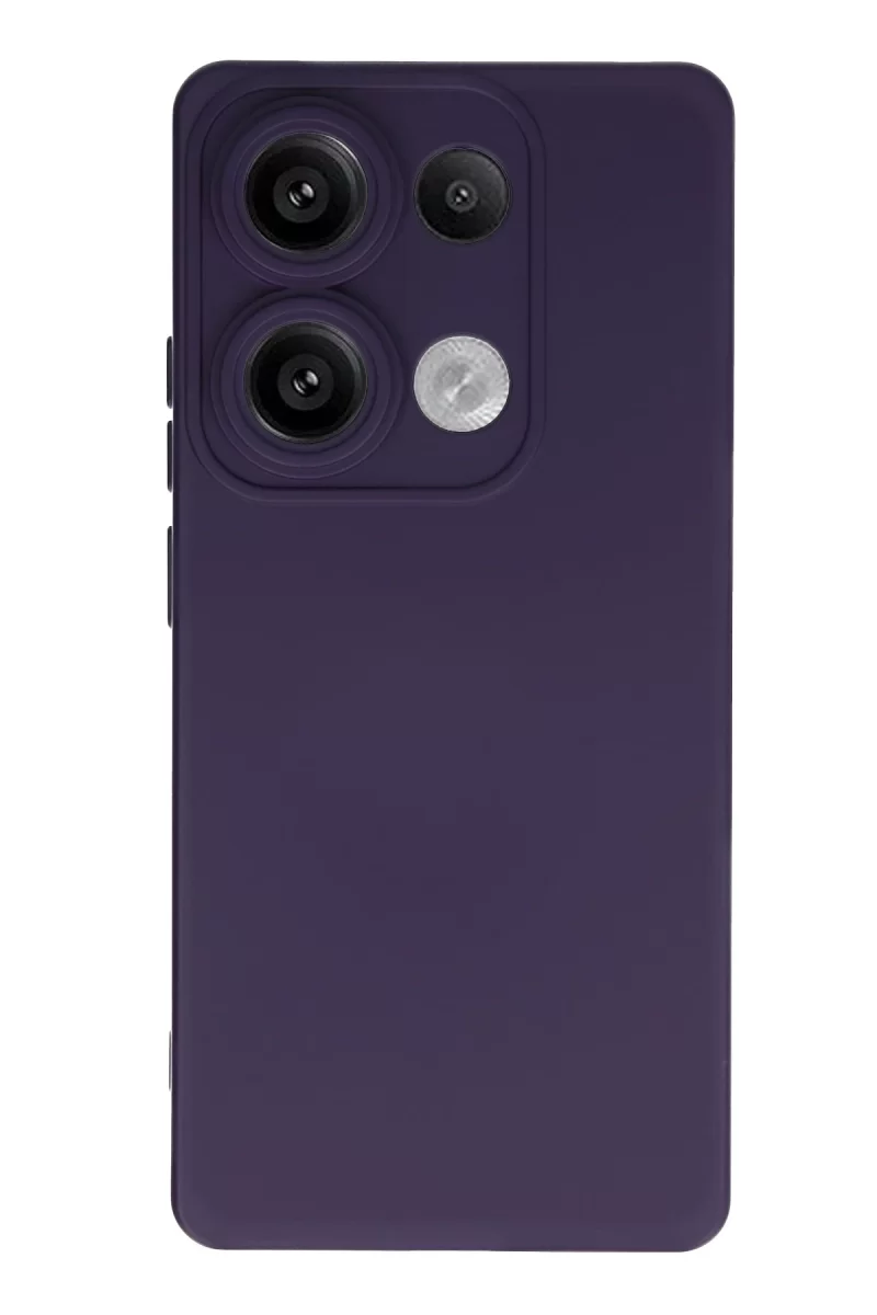 Newface Xiaomi Redmi Note 13 Pro 4G Kılıf Nano içi Kadife Silikon - Mor