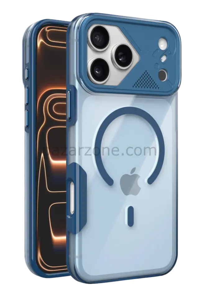 Joko Apple iPhone 17 Pro Zinko Magsafe Kapak - Lacivert