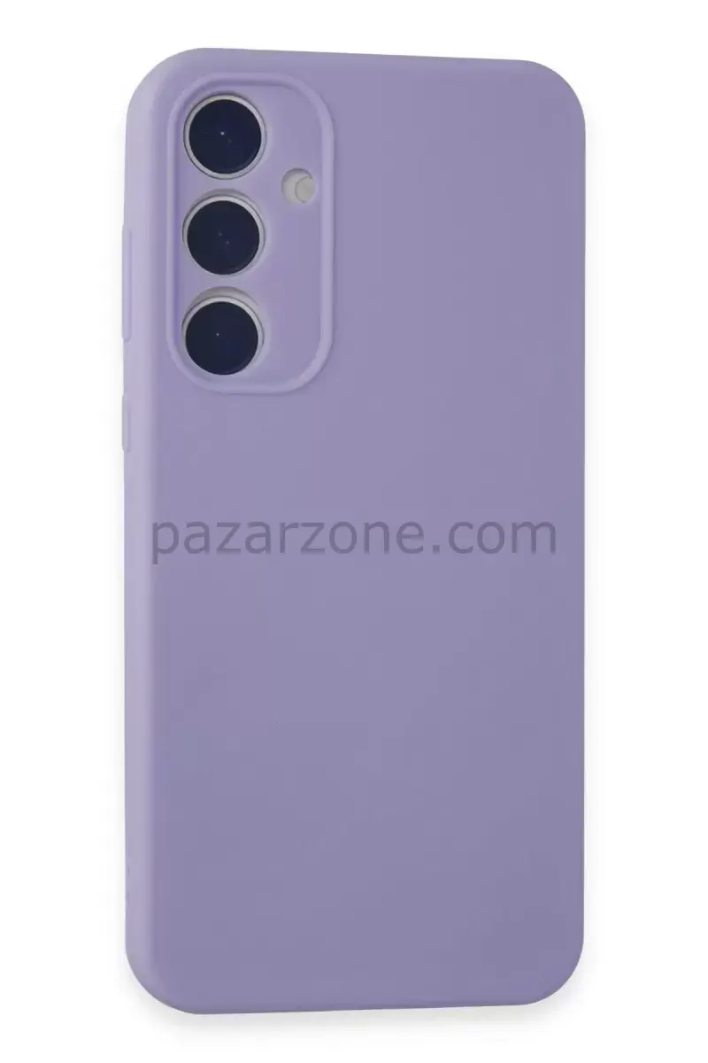 Newface Samsung Galaxy A15 4G Kılıf First Silikon - Lila