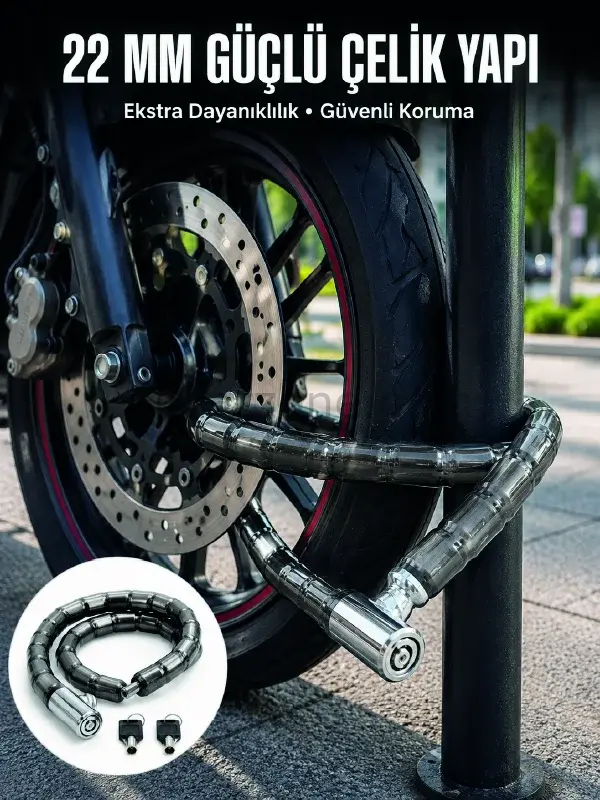 22 mm Kalın Güçlendirilmiş Çelik Yapı ile Maksimum Koruma