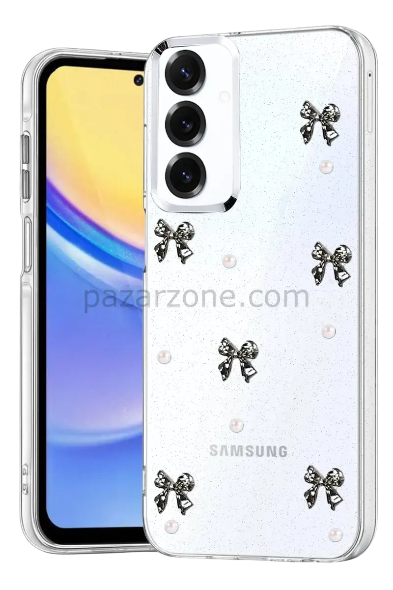Newface Samsung Galaxy A34 5G Fiyonk Desenli Kapak - Desen 8