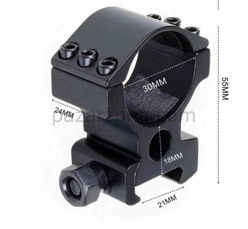 30mm/21mm Için Lazer Fener Bağlama Aparatı